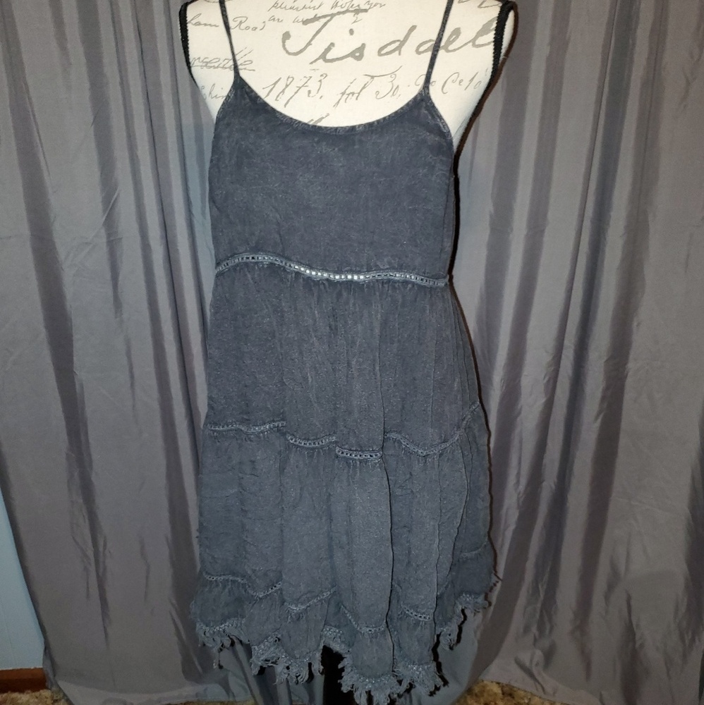 Beach by exist faded gray dress